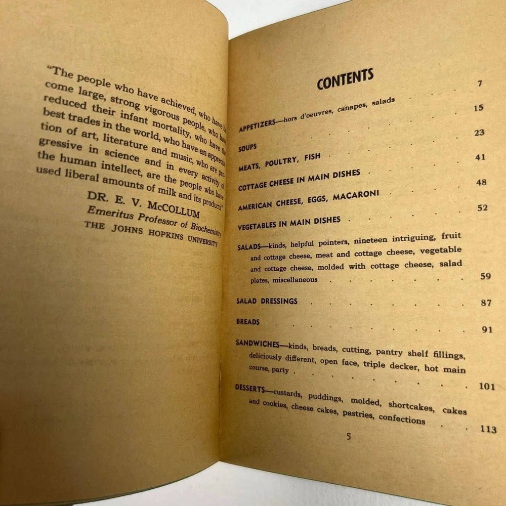 Sealtest 641 Tested Recipes Cookbook 1954 Red Yellow Vintage Mid Century Modern